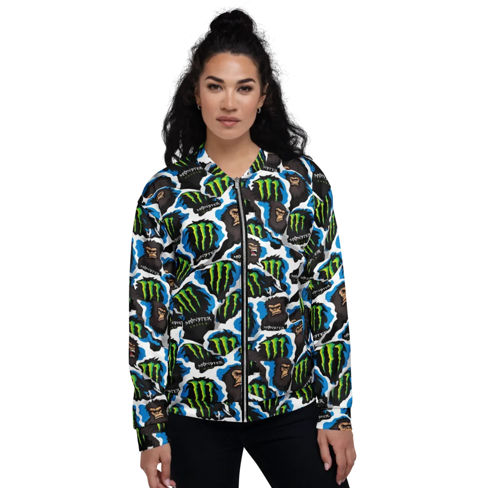 Electric Primate on Bomber Jacket — Front