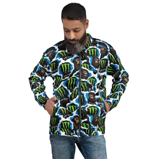 Electric Primate on a Bomber Jacket