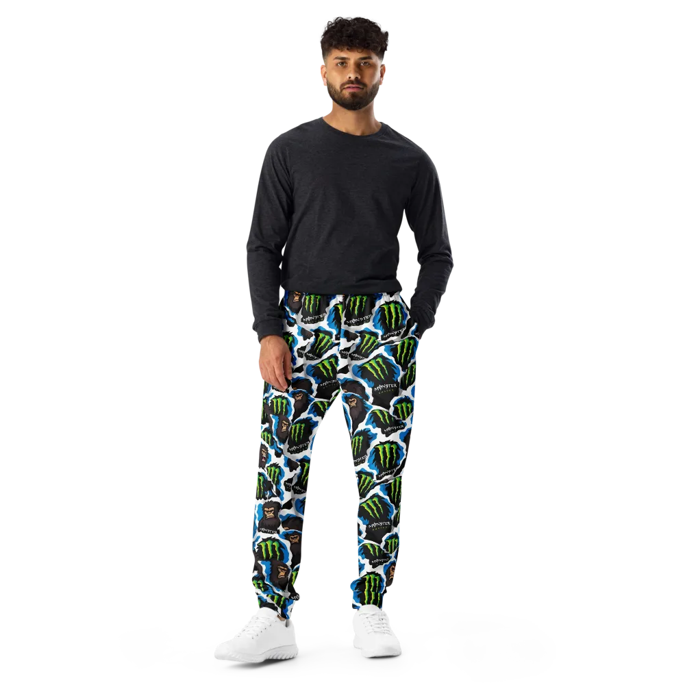 Electric Primate on Men's Joggers — Front