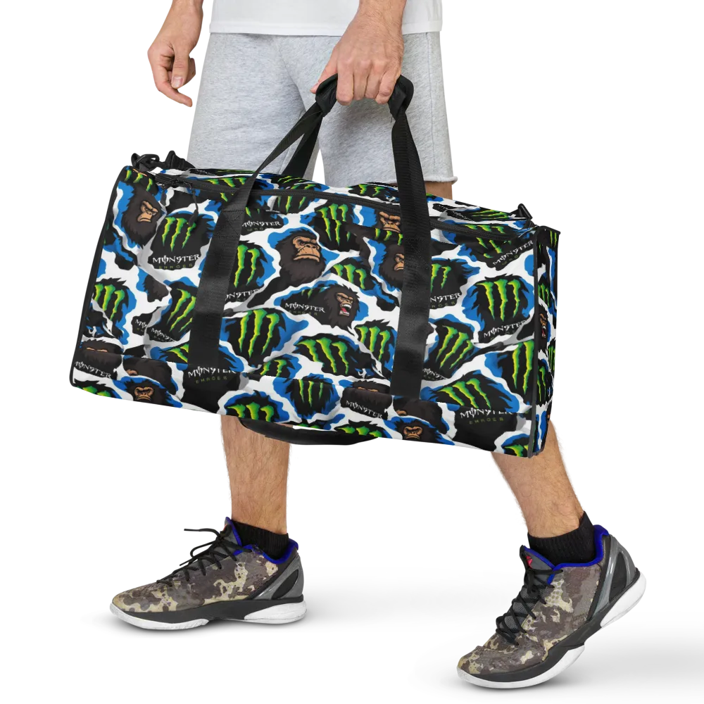 Electric Primate on Duffle Bag — Front