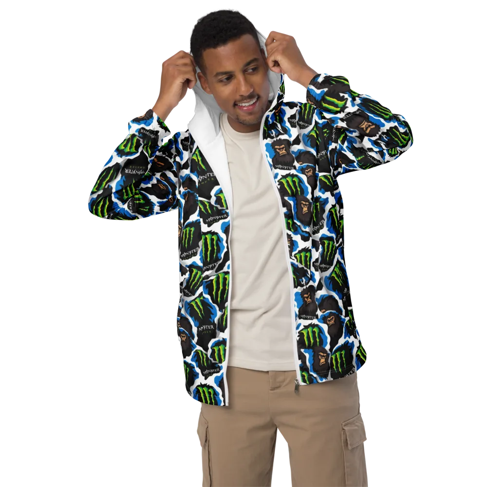 Electric Primate on Men's Windbreaker — Front