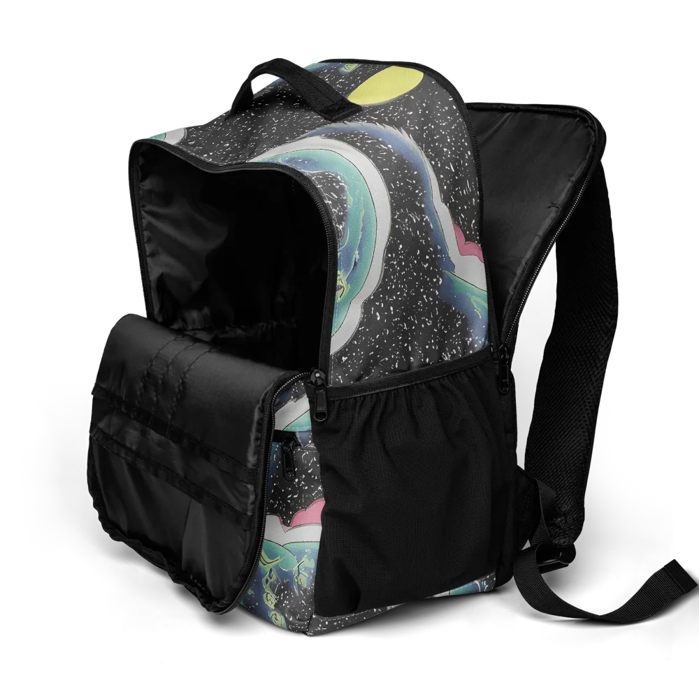 Lunar Waves on Utility Backpack — Product details 2