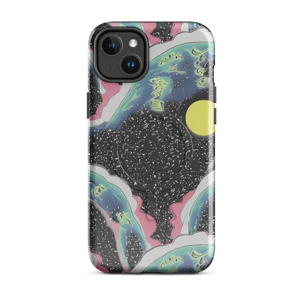 Lunar Waves on MagSafe Tough Case for iPhone® — Front