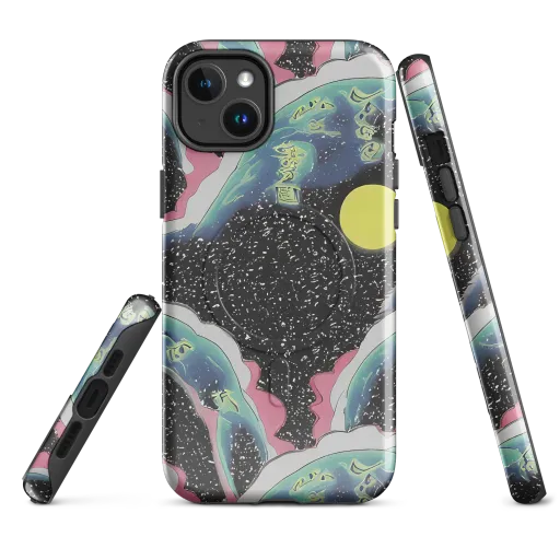 Lunar Waves on a MagSafe Tough Case for iPhone®