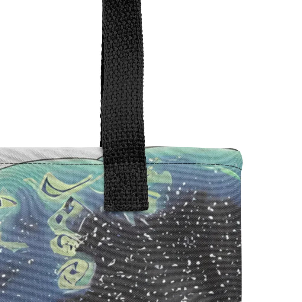 Lunar Waves on Tote Bag — Product details