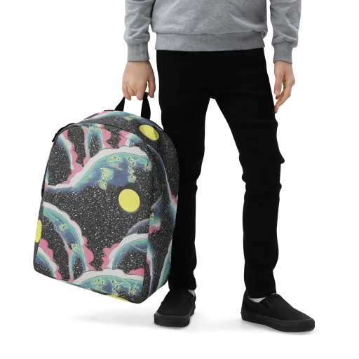 Lunar Waves on a Minimalist Backpack