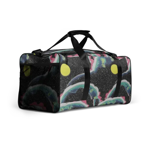 Lunar Waves on a Duffle Bag