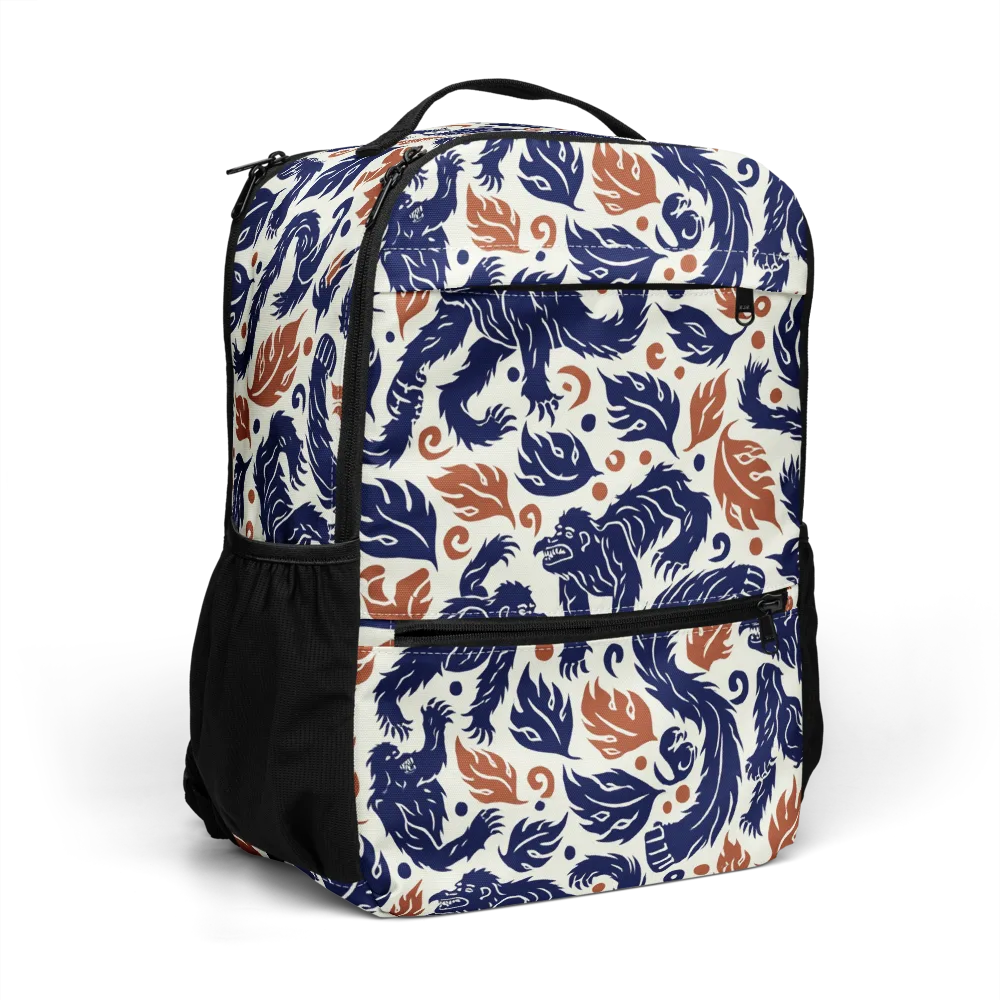 Ember Beasts on Utility Backpack — Right Front