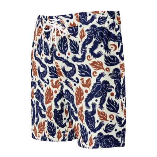 Ember Beasts on a Men's Board Shorts