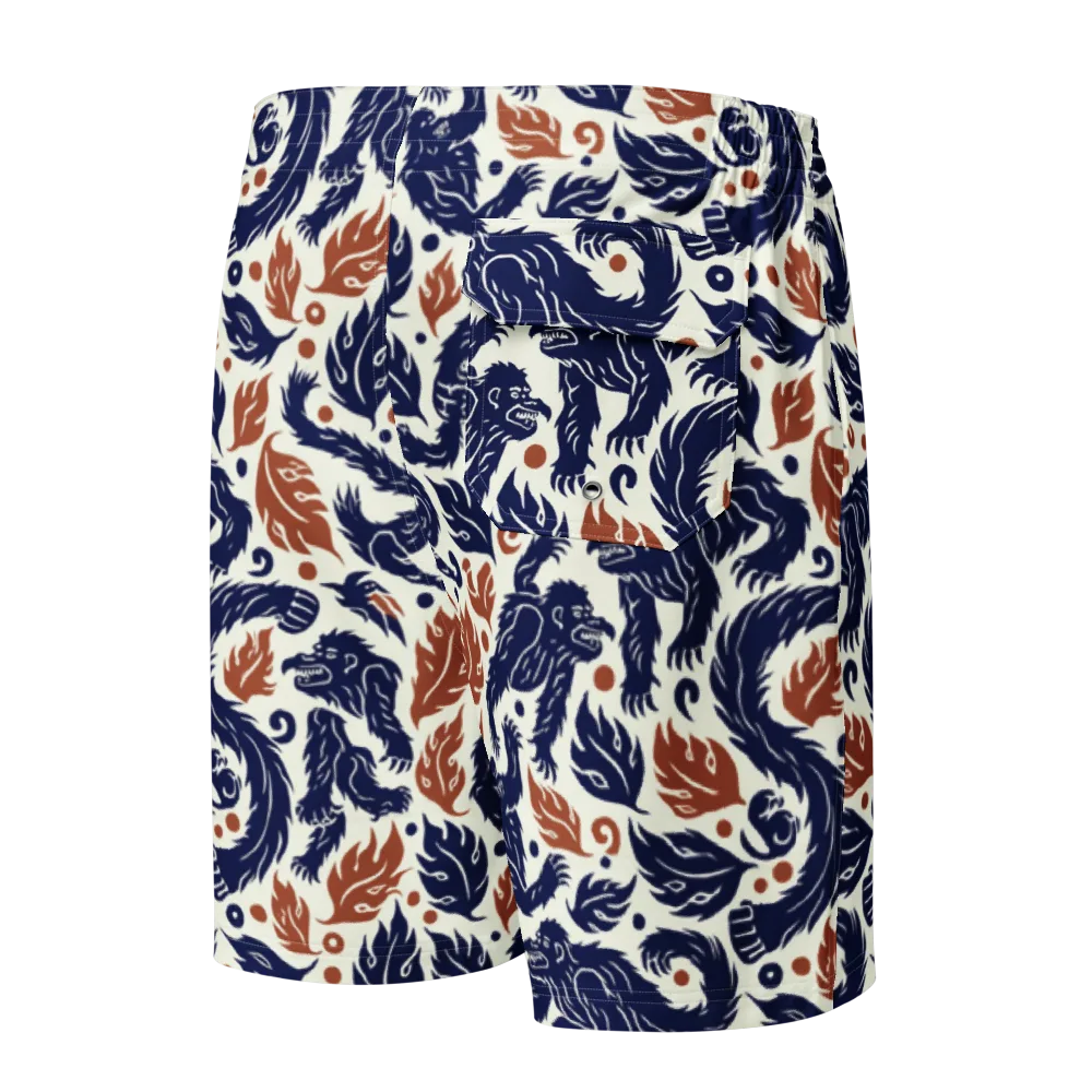 Ember Beasts on Men's Board Shorts — Back