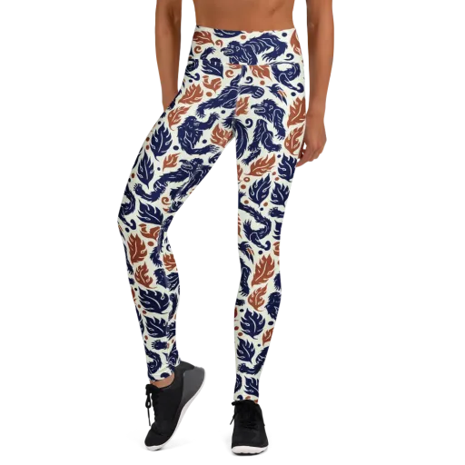 Ember Beasts on a Yoga Leggings
