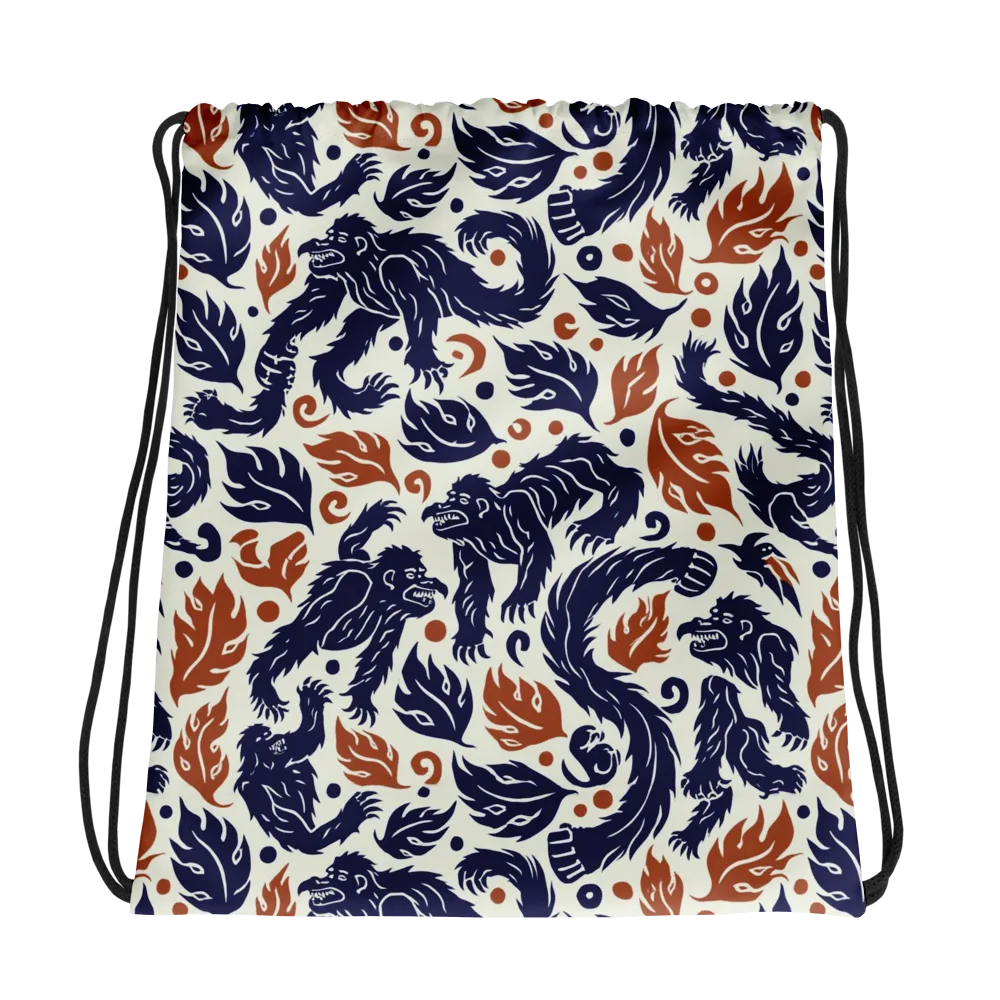Ember Beasts on Drawstring Bag — Photo
