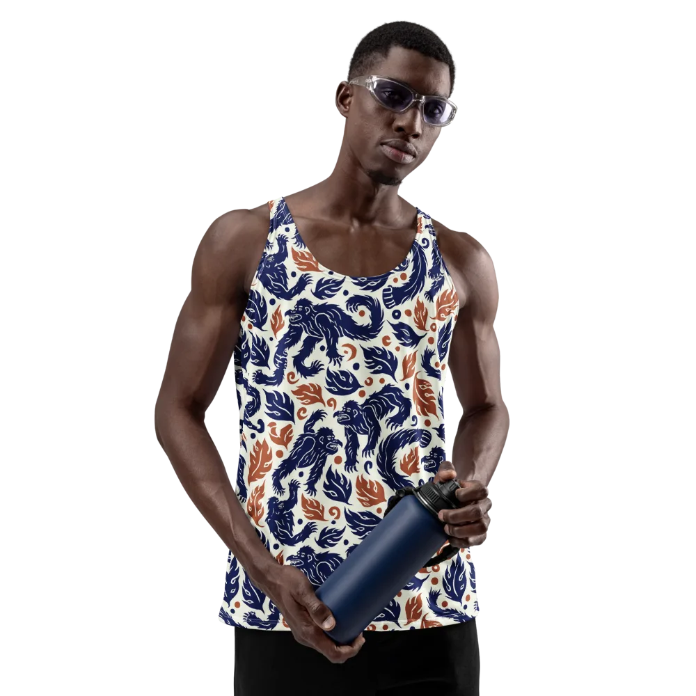 Ember Beasts on Men's Tank Top — Front