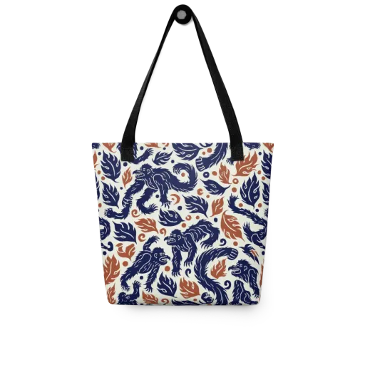 Ember Beasts on a Tote Bag