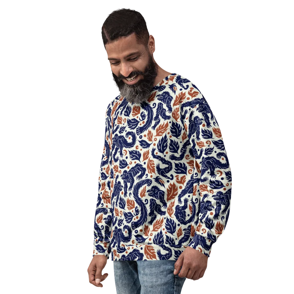 Ember Beasts on Sweatshirt — Left Front