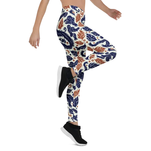 Ember Beasts on a Leggings