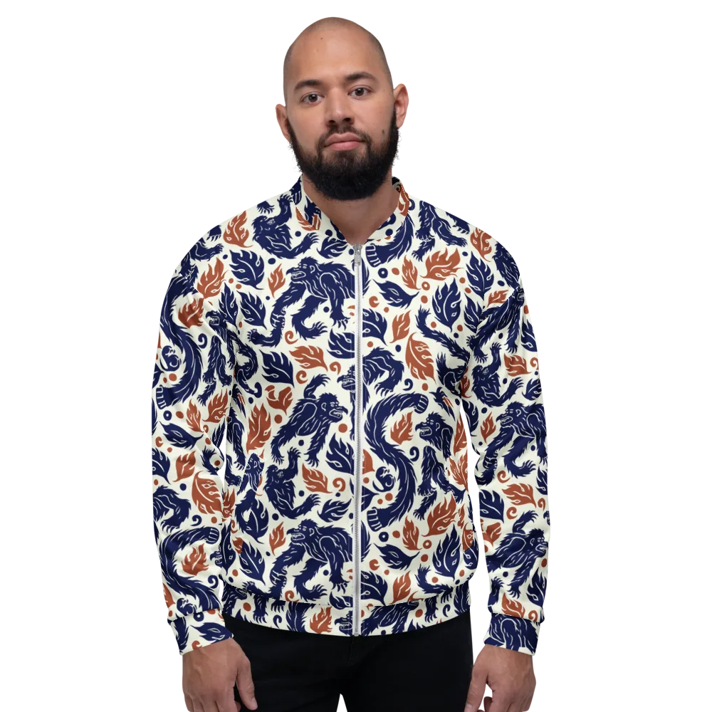 Ember Beasts on Bomber Jacket — Front