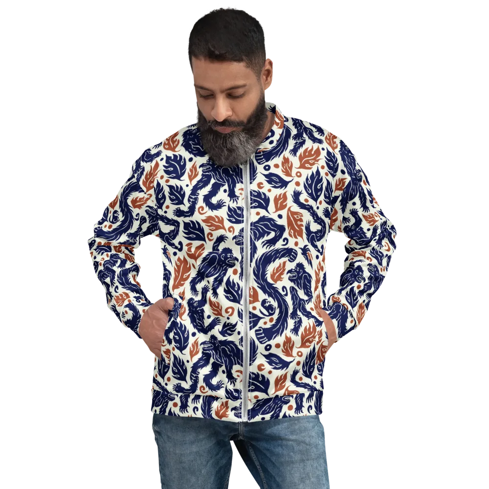 Ember Beasts on Bomber Jacket — Front