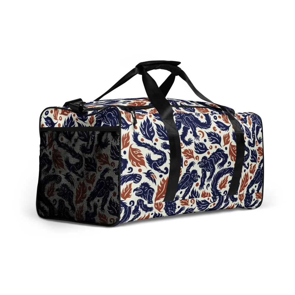 Ember Beasts on Duffle Bag — Right Front