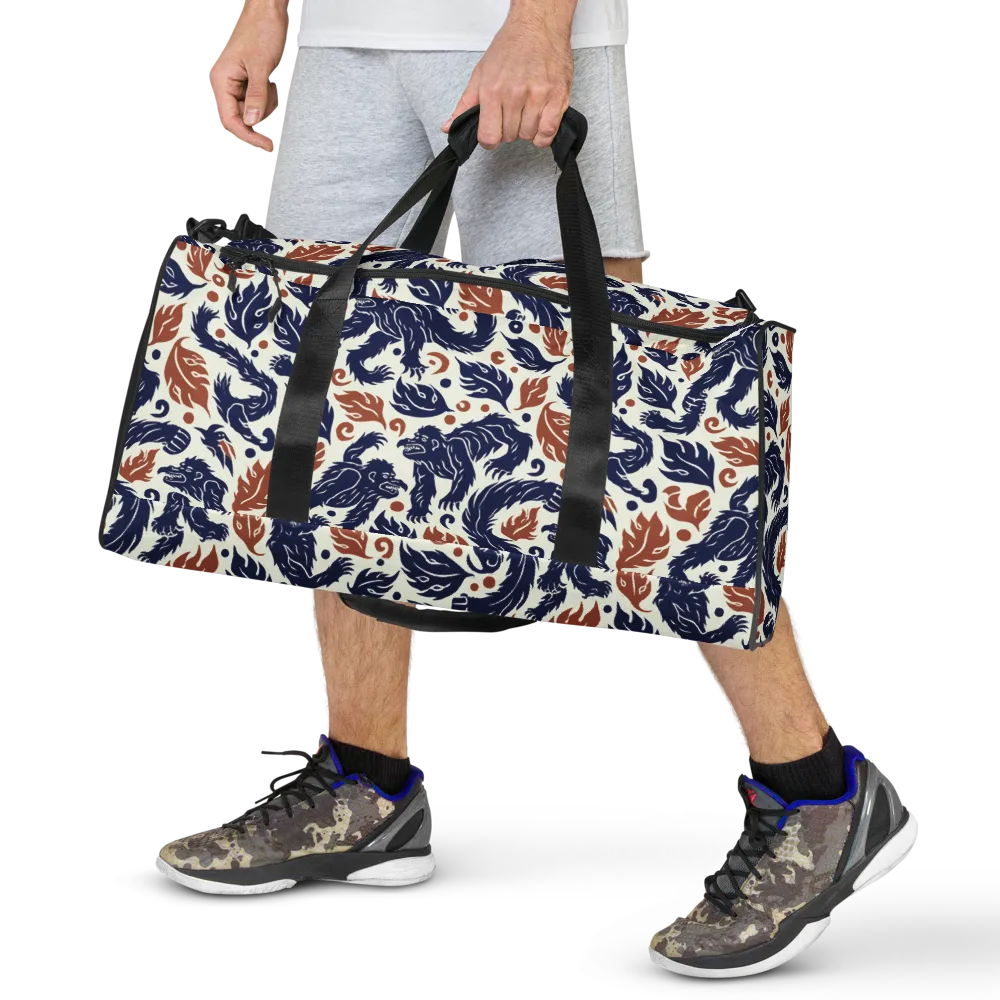 Ember Beasts on Duffle Bag — Front