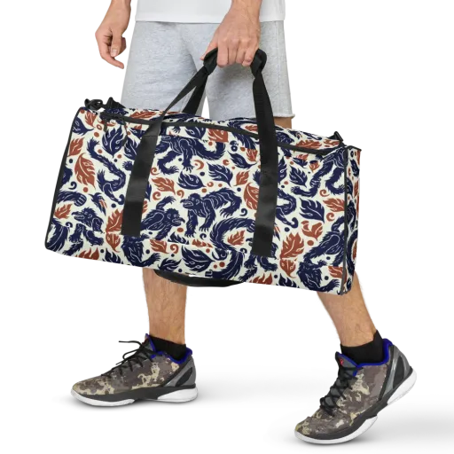 Ember Beasts on a Duffle Bag