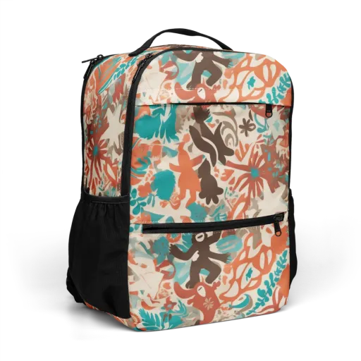 Tropical Cutout on a Utility Backpack