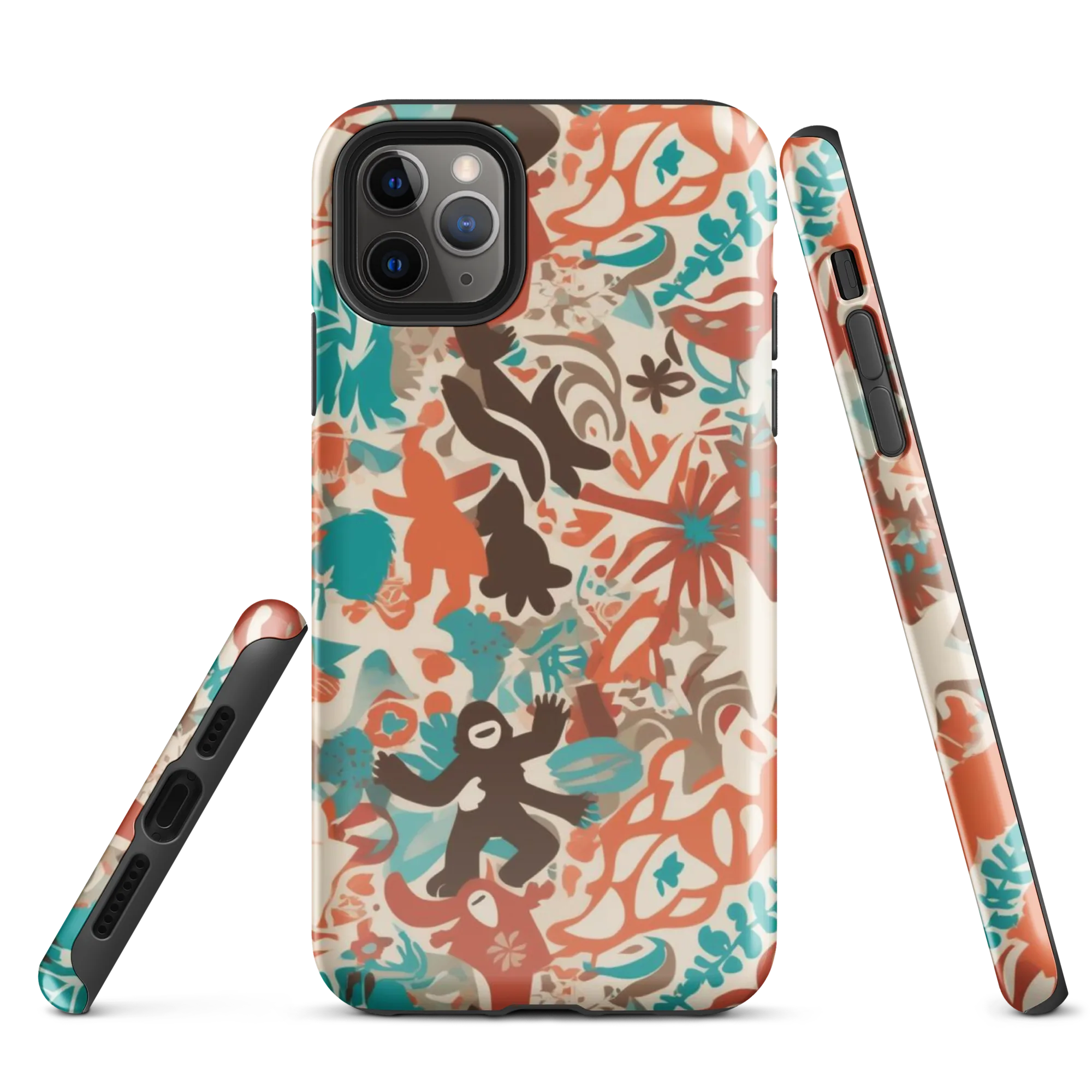 Tropical Cutout on Tough Case for iPhone® — Front