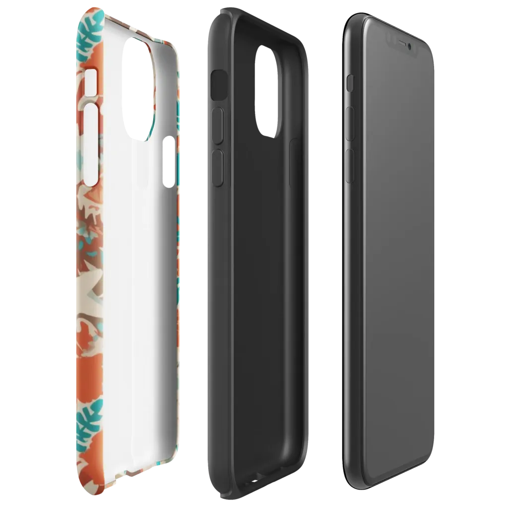 Tropical Cutout on Tough Case for iPhone® — Right