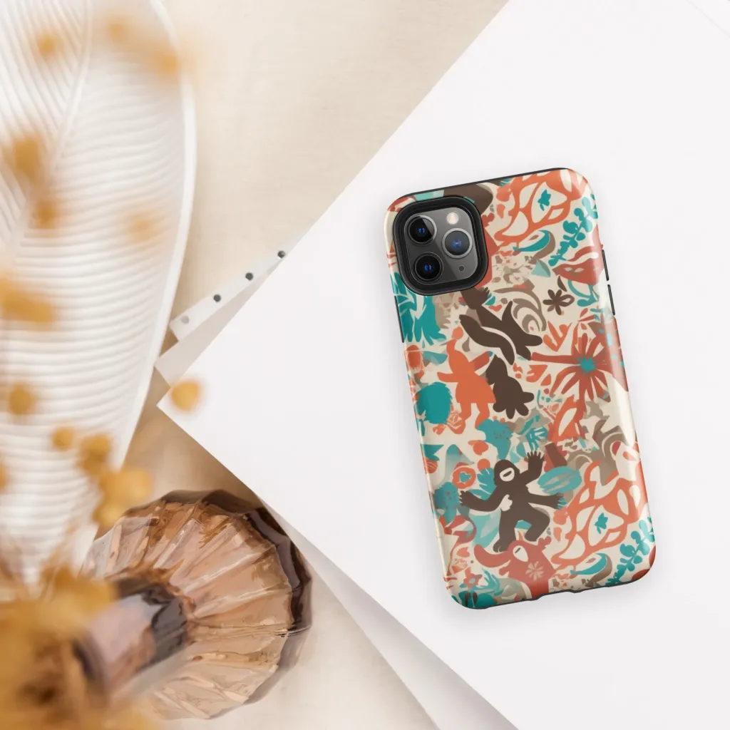 Tropical Cutout on Tough Case for iPhone® — Front