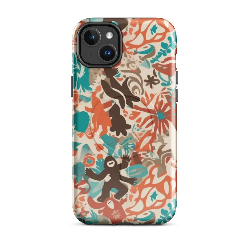 Tropical Cutout on MagSafe Tough Case for iPhone® — Front