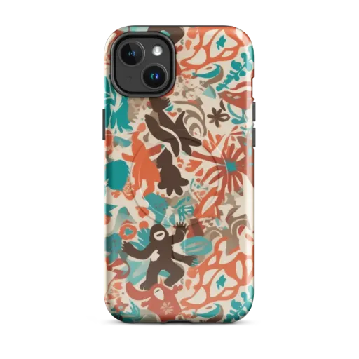 Tropical Cutout on a MagSafe Tough Case for iPhone®