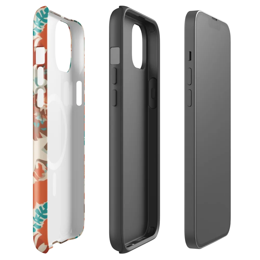 Tropical Cutout on MagSafe Tough Case for iPhone® — Front