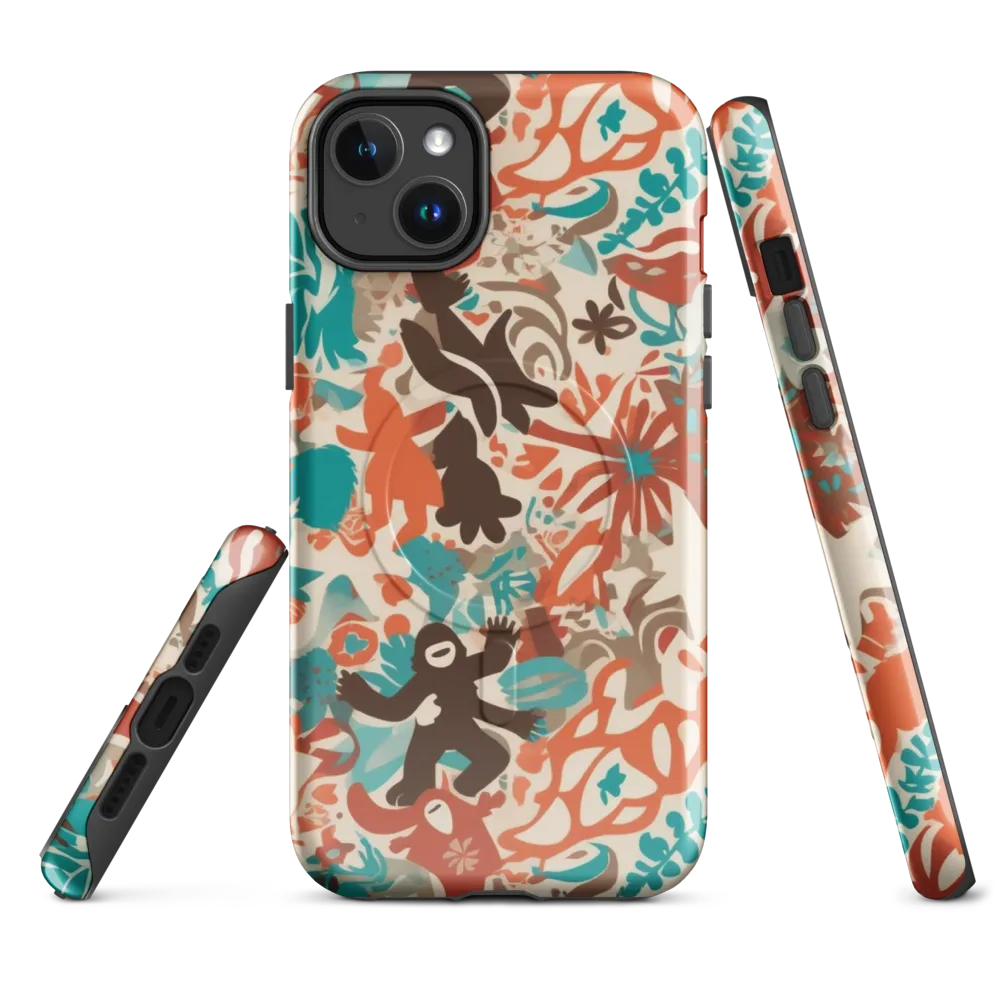 Tropical Cutout on MagSafe Tough Case for iPhone® — Front