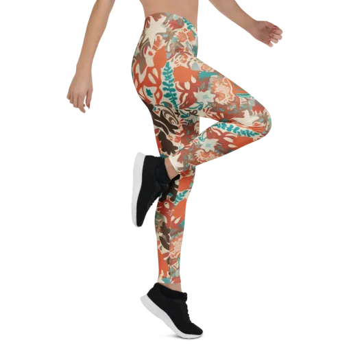Tropical Cutout on a Leggings