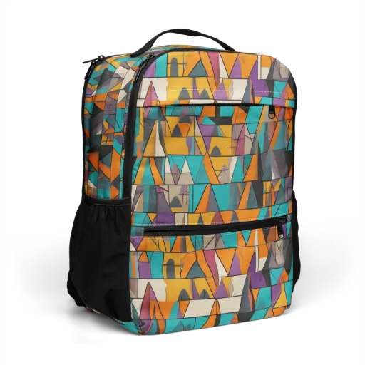 Amber Geometry on a Utility Backpack