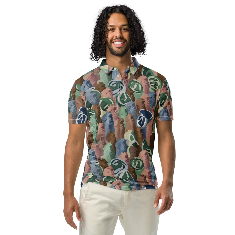 Profile Parade on Men's Slim Fit Polo Shirt — Front