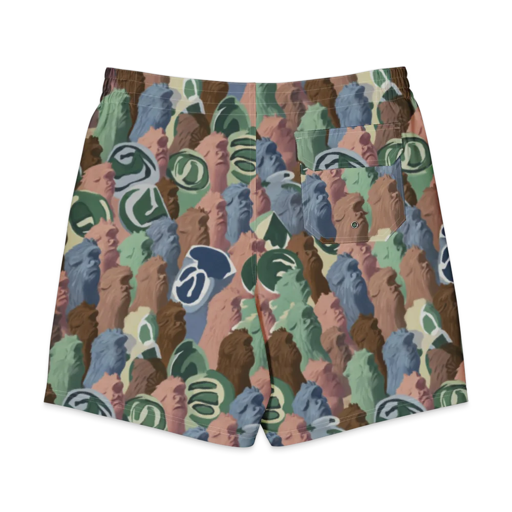 Profile Parade on Men's Board Shorts — Back