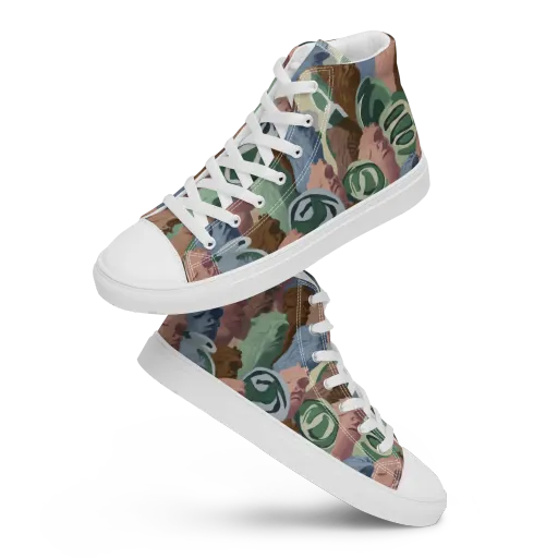 Profile Parade on a Women's High Top Canvas Shoes