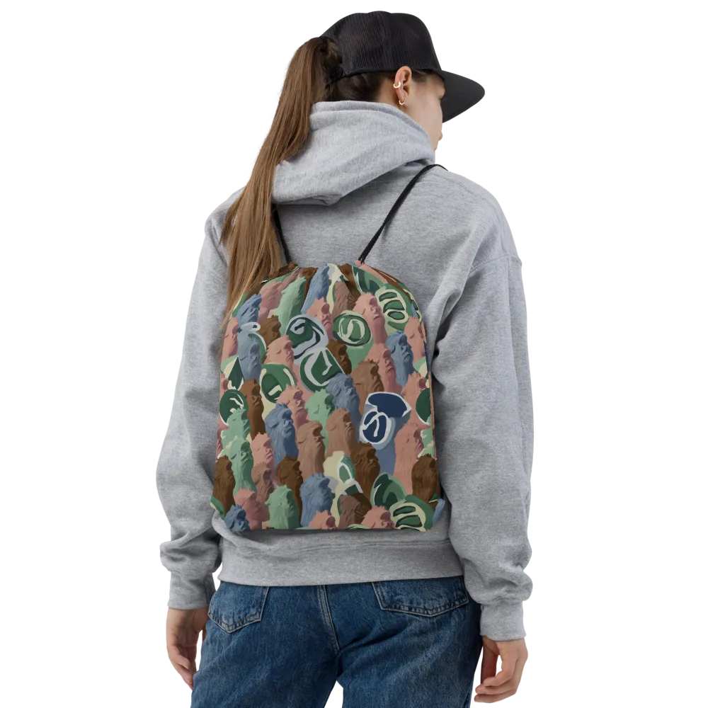 Profile Parade on Drawstring Bag — Front