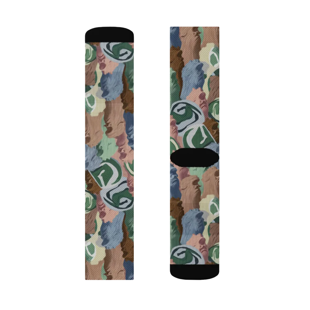 Profile Parade on Socks — Left Sock