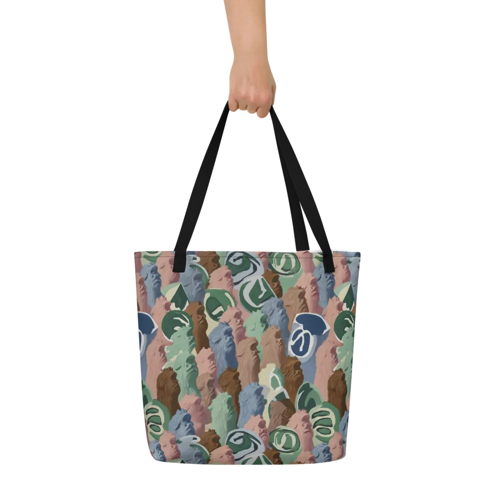 Profile Parade on Large Tote Bag W/ Pocket — Front