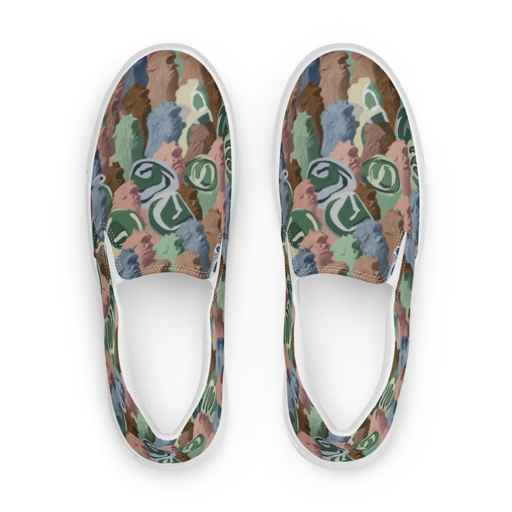 Profile Parade on Women's Slip-On Canvas Shoes — Front
