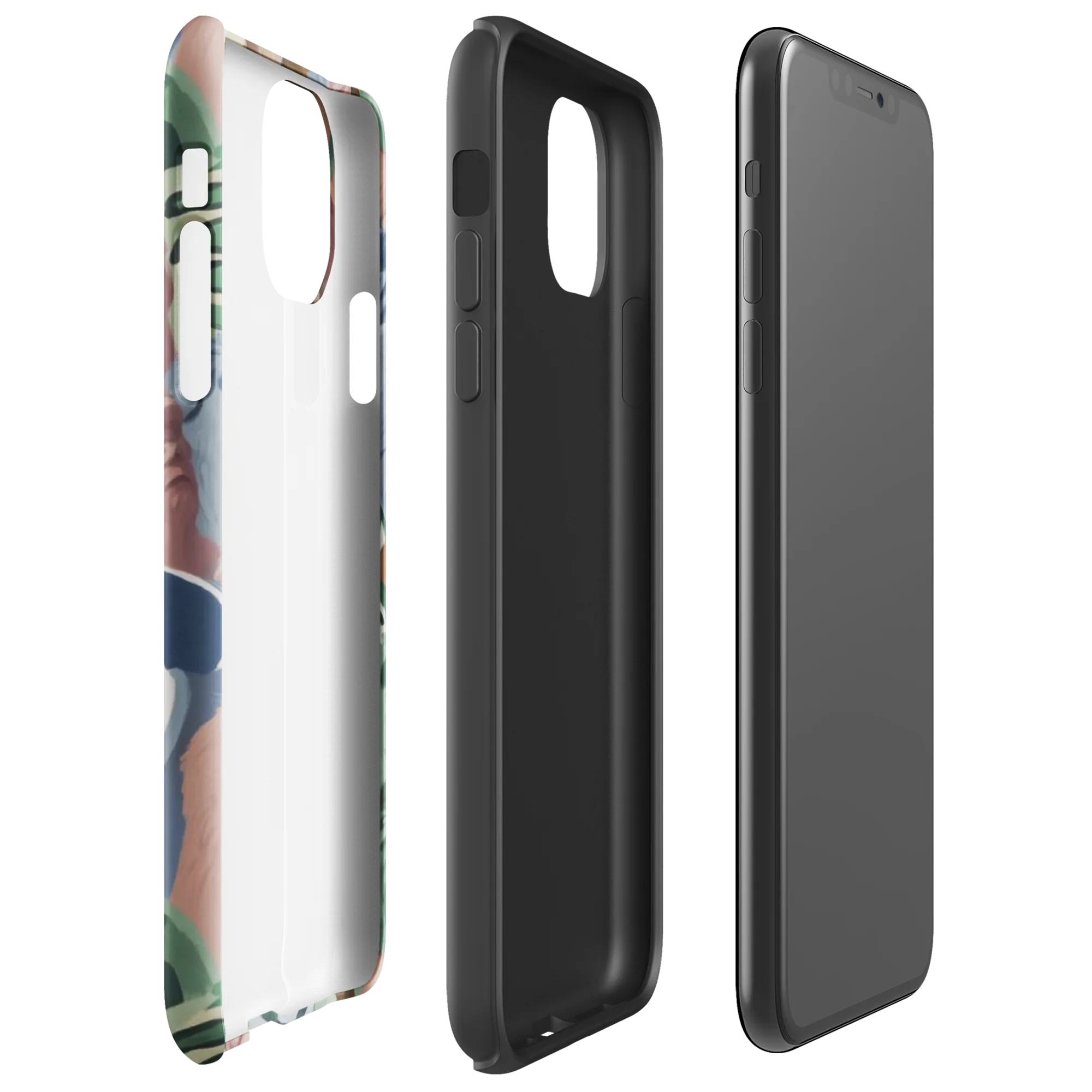 Profile Parade on Tough Case for iPhone® — Right