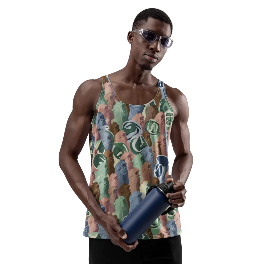 Profile Parade on Men's Tank Top — Front