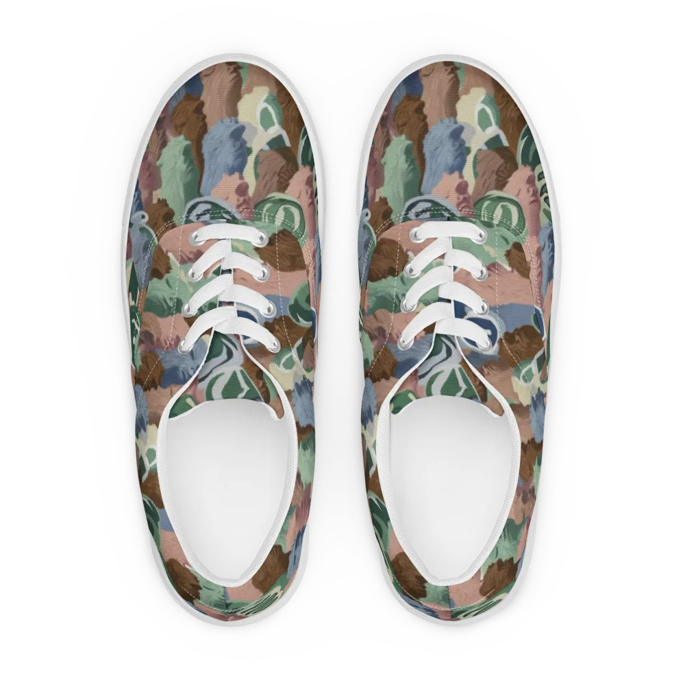 Profile Parade on Men's Lace-Up Canvas Shoes — Front