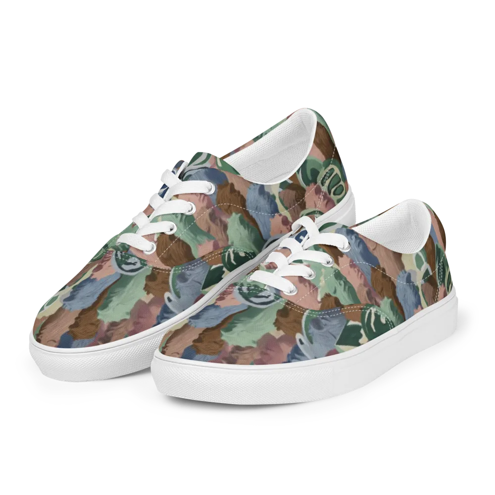 Profile Parade on Men's Lace-Up Canvas Shoes — Left Front
