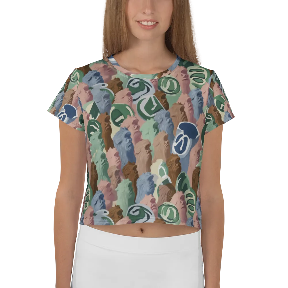 Profile Parade on Crop Tee — Front