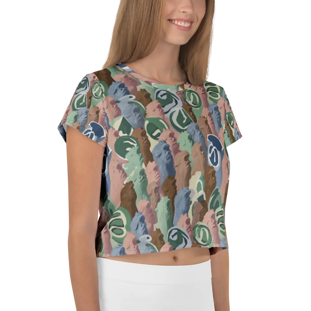 Profile Parade on Crop Tee — Right