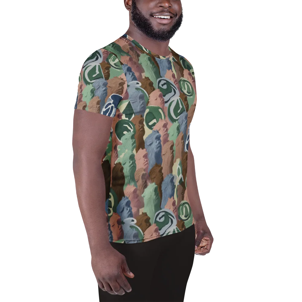 Profile Parade on Men's Athletic T-Shirt — Right