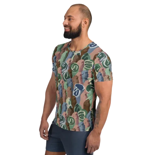 Profile Parade on a Men's Athletic T-Shirt
